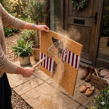 Coconut Animal Doormat, 60x40 cm, Non-Slip Backing