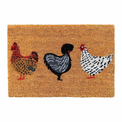 Coconut Animal Doormat, 60x40 cm, Non-Slip Backing