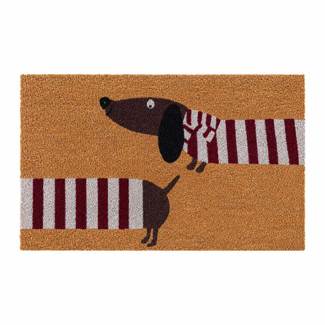 Coconut Animal Doormat, 60x40 cm, Non-Slip Backing