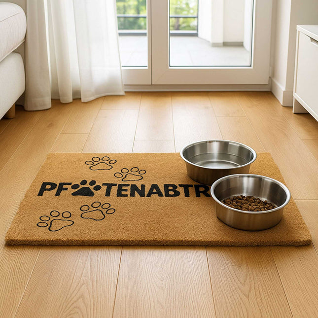 Coconut Coir Animal Doormat, 60x40 cm, Dirt-Trapping