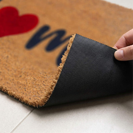 Coconut Coir Doormat, 60x40 cm, Indoor/Outdoor Use