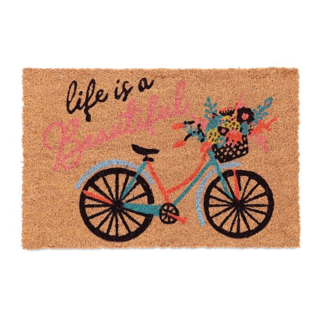 Coconut Door Mat Bicycle