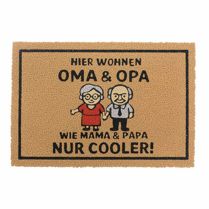Coconut Doormat 60 x 40 cm – Non-Slip, Funny Quote
