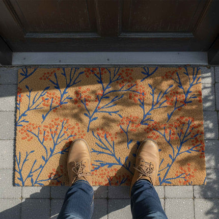 Coconut Doormat, 80x50 cm, Non-Slip, Weather-Resistant