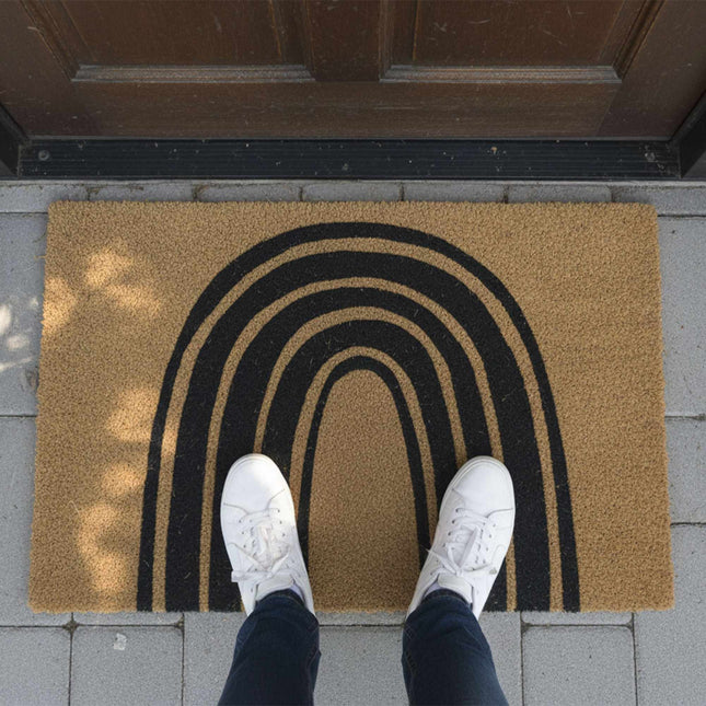 Coconut Doormat, 80x50 cm, Non-Slip, Weather-Resistant