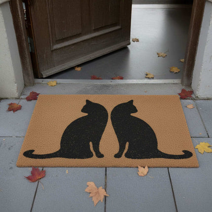 Coconut Doormat, Animal Design, 80x50 cm, Indoor/Outdoor