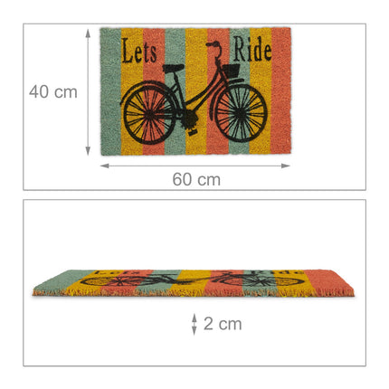 Coconut Doormat Bicycle