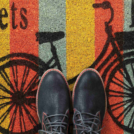 Coconut Doormat Bicycle