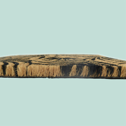 Coconut Doormat, Non-Slip, Botanical Design, 60x40 cm