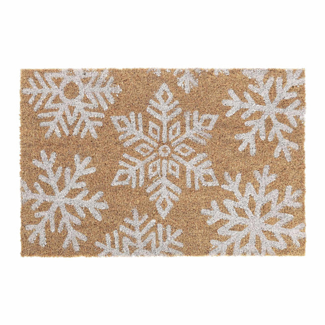 Coconut Doormat Snowflakes
