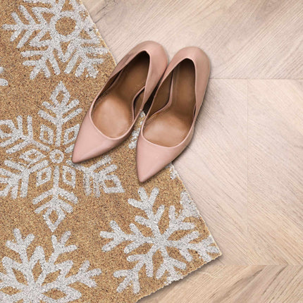 Coconut Doormat Snowflakes
