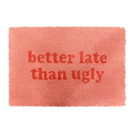 Coconut Doormat with Funny Saying, 60 x 40 cm, Non-Slip
