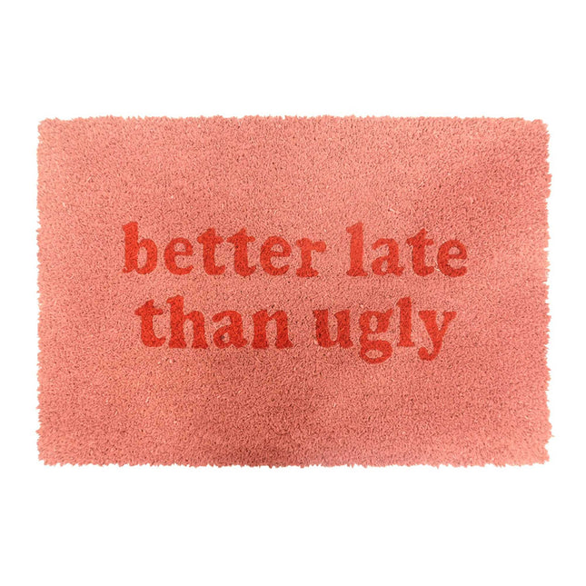 Coconut Doormat with Funny Saying, 60 x 40 cm, Non-Slip