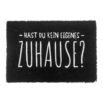 Coconut Doormat with Humorous Saying, 60 x 40 cm