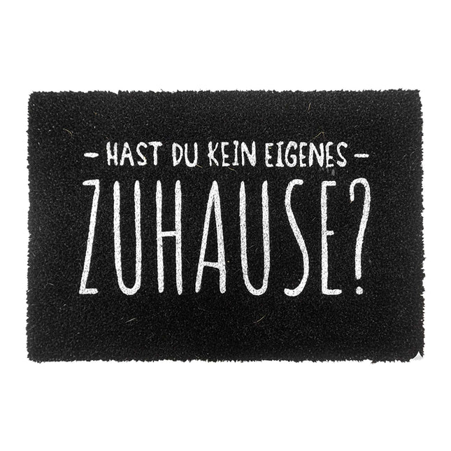 Coconut Doormat with Humorous Saying, 60 x 40 cm