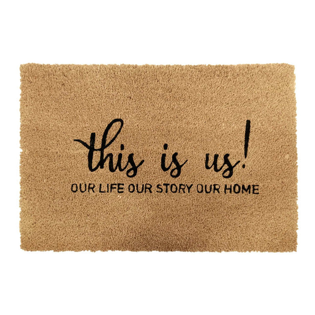 Coconut Fibre Door Mat, Non-Slip, Indoor/Outdoor Use