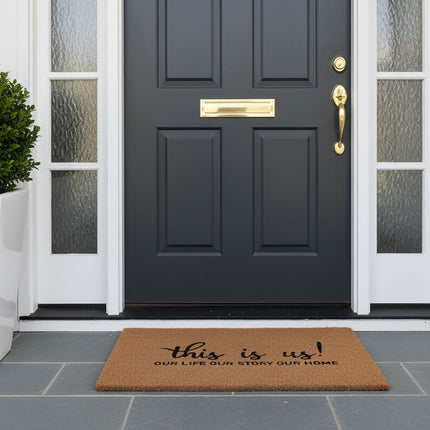 Coconut Fibre Door Mat, Non-Slip, Indoor/Outdoor Use