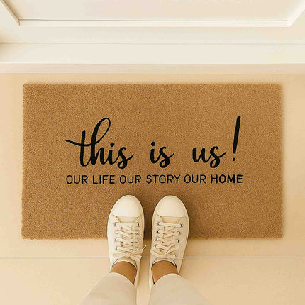 Coconut Fibre Door Mat, Non-Slip, Indoor/Outdoor Use
