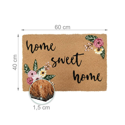 Coconut Fibre Non-Slip Door Mat – Indoor/Outdoor Use
