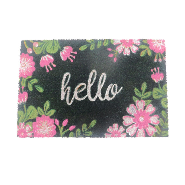 Coconut Fibre Welcome Mat – Non-Slip, Indoor/Outdoor Use
