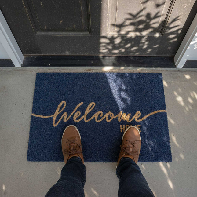 Coconut Fibre Welcome Mat – Non-Slip, Indoor/Outdoor Use