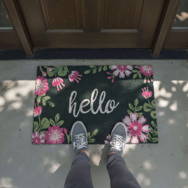 Coconut Fibre Welcome Mat – Non-Slip, Indoor/Outdoor Use