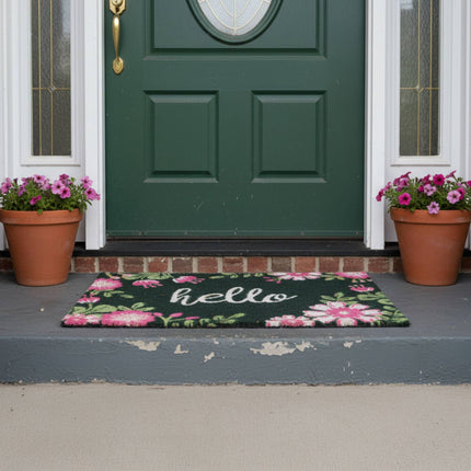 Coconut Fibre Welcome Mat – Non-Slip, Indoor/Outdoor Use