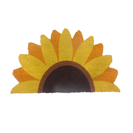 Coconut Half-Round Doormat, 80x50 cm, Non-Slip
