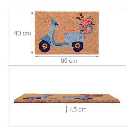 Coconut door mat Scooter