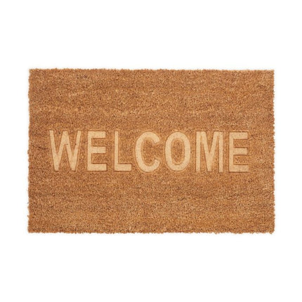 Coconut door mat Welcome