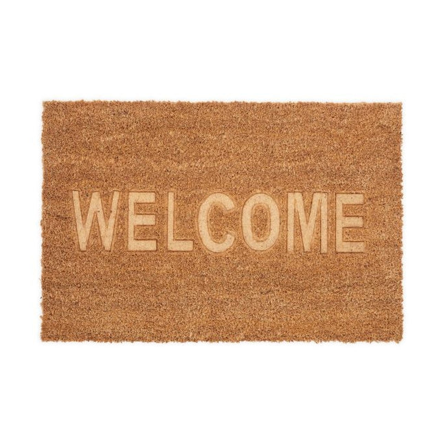 Coconut door mat Welcome