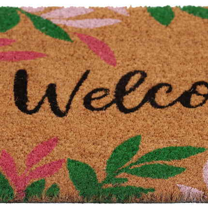 Coconut door mat Welcome