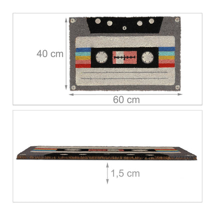Coconut door mat cassette