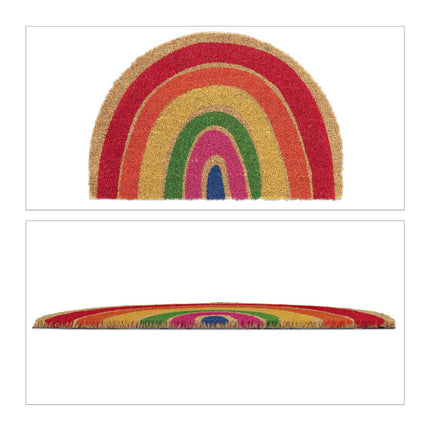 Coconut doormat rainbow
