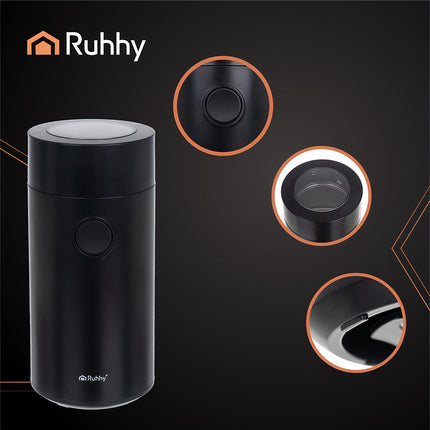 Coffee Grinder, Adjustable Settings, Stainless Steel