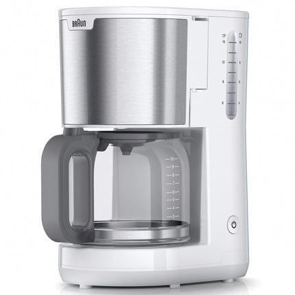Coffee Maker, 1.5L Capacity, White
