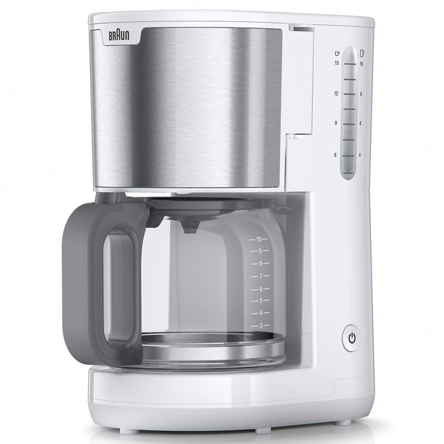 Coffee Maker, 1.5L Capacity, White