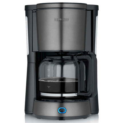 Coffee Maker, Dark Inox, 1000W, 1.25L Capacity