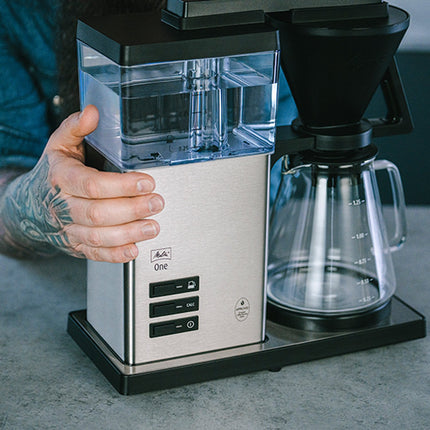 Coffee Maker with Stainless Steel Finish, 10-Cup Capacity