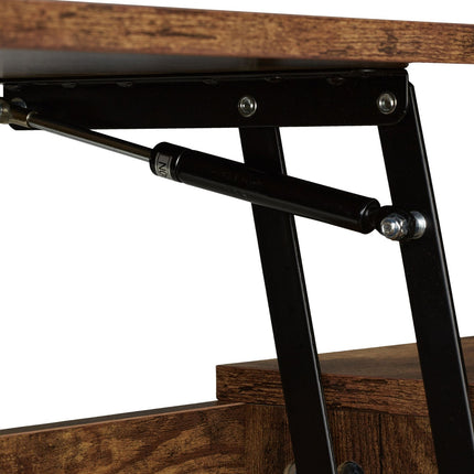 Coffee Table with Hidden Storage – Lift-Top, Industrial Design