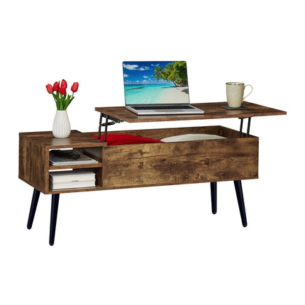 Coffee Table with Hidden Storage – Lift-Top, Industrial Design