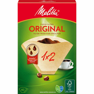 Coffee filter 1X2 40pack (Note 18 dfp)