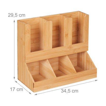 Coffee organization 6 compartments