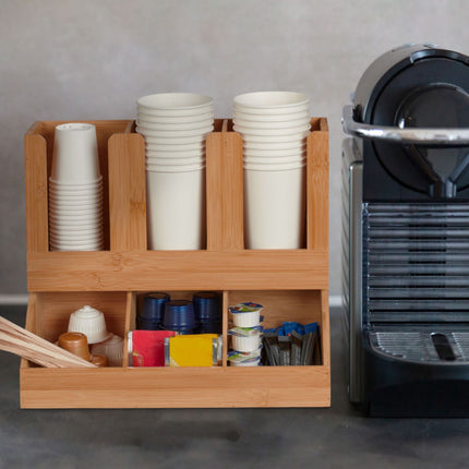 Coffee organization 6 compartments