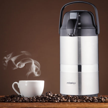 Coffee pump pot 2.2 liters