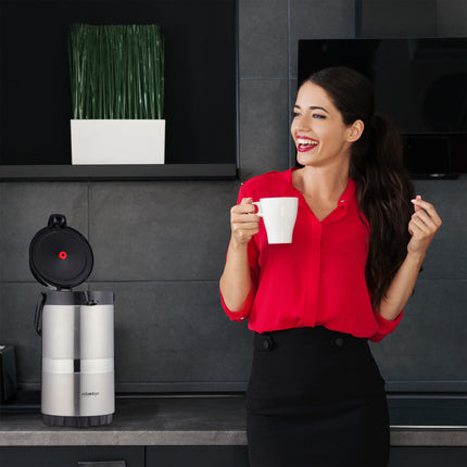 Coffee pump pot 2.2 liters