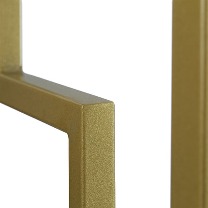 Coffee table in black and gold