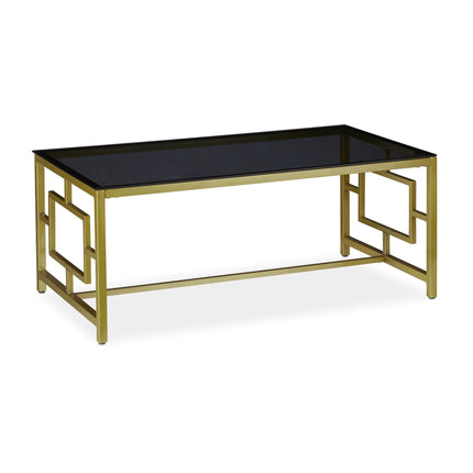 Coffee table in black and gold