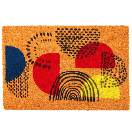 Coir Doormat, 60x40 cm, Dirt-Trapping Coconut Fiber