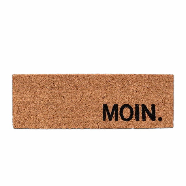 Coir Doormat – Moin Greeting, Non-Slip, Indoor/Outdoor Use